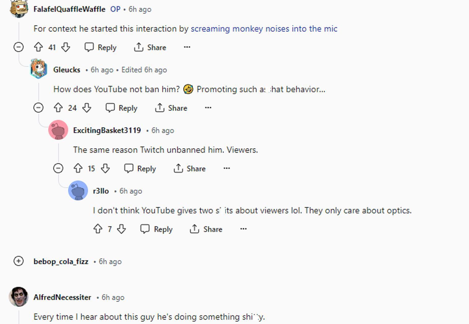 Fans unimpressed with IShowSpeed's latest antics (Image via r/LivestreamFail)